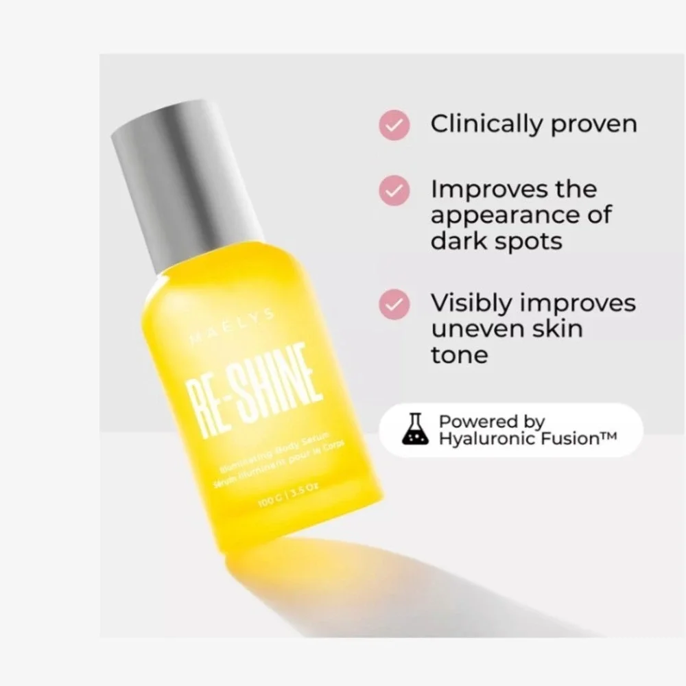 MAËLYS Re-Shine Illuminating Body Serum, 3.5 Oz,‎ Hydrating, Cruelty Free